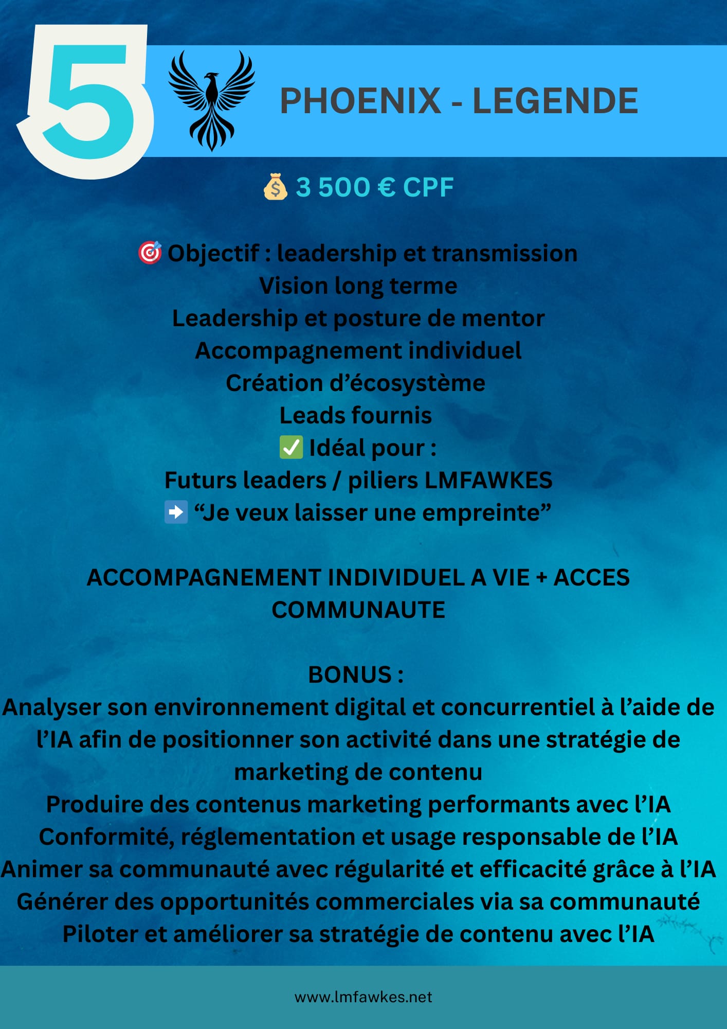 APPORTEUR D'AFFAIRE - ACCOMPAGNEMENT LEGENDE