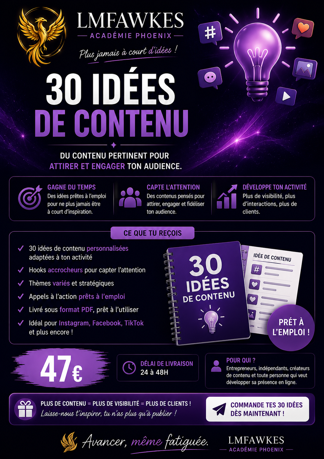 30 IDEES DE CONTENU