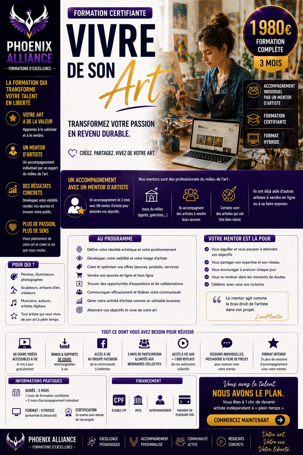 VIVRE DE SON ART
