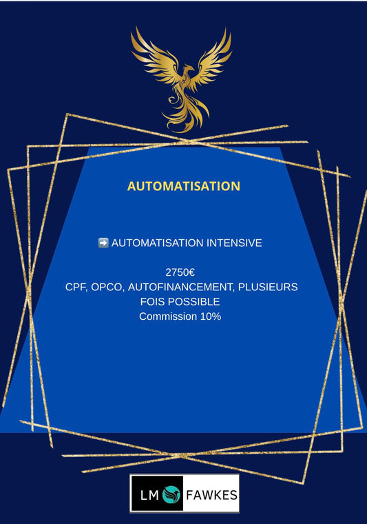 AUTOMATISATION INTENSIVE