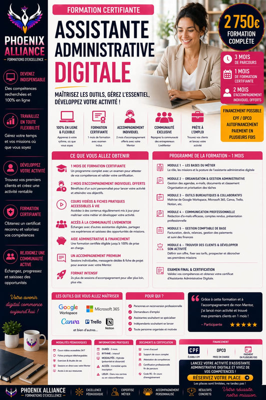 ASSISTANTE ADMINISTRATIVE DIGITALE