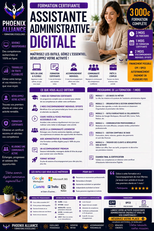 ASSISTANTE ADMINISTRATIVE DIGITALE
