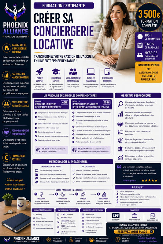 CREER SA CONCIERGERIE LOCATIVE