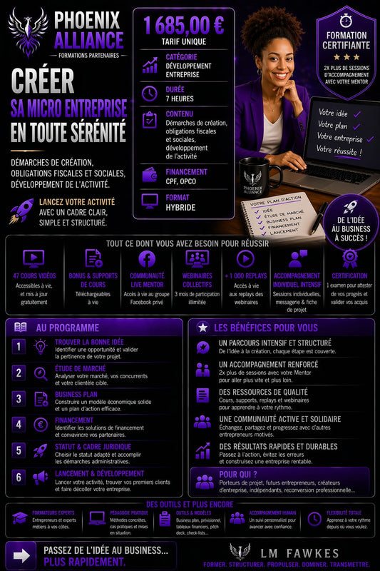 CREER SA MICRO ENTREPRISE