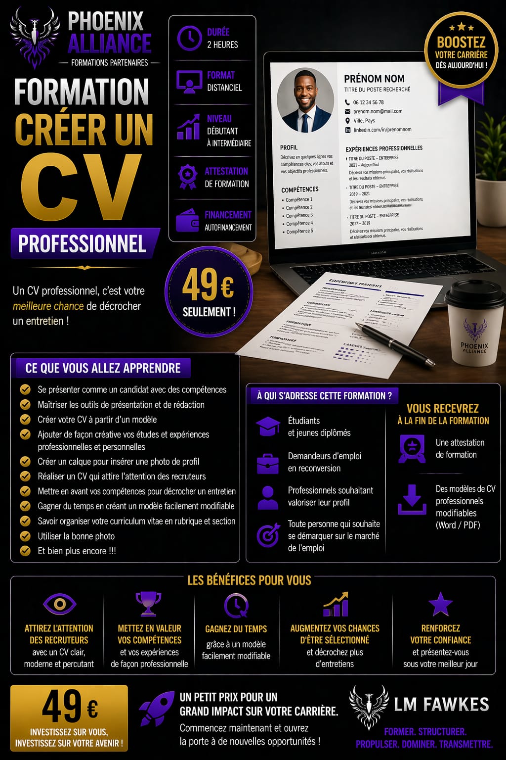 CREER UN CV PROFESSIONNEL