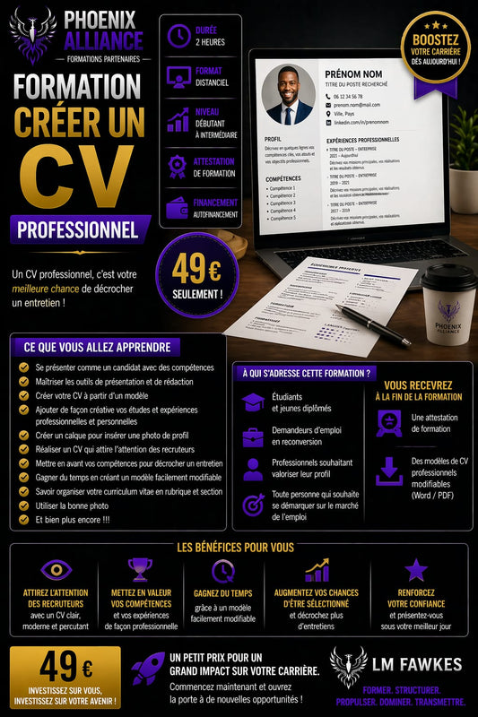 CREER UN CV PROFESSIONNEL