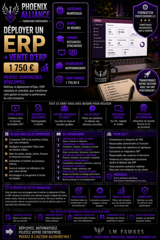 DEPLOYER UN ERP + VENTE ERP