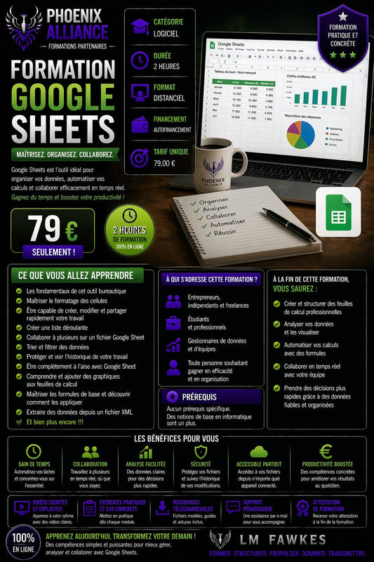 GOOGLE SHEETS POUR TOUS