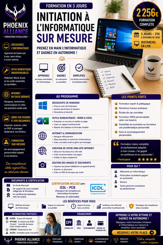 INITIATION A L'INFORMATIQUE