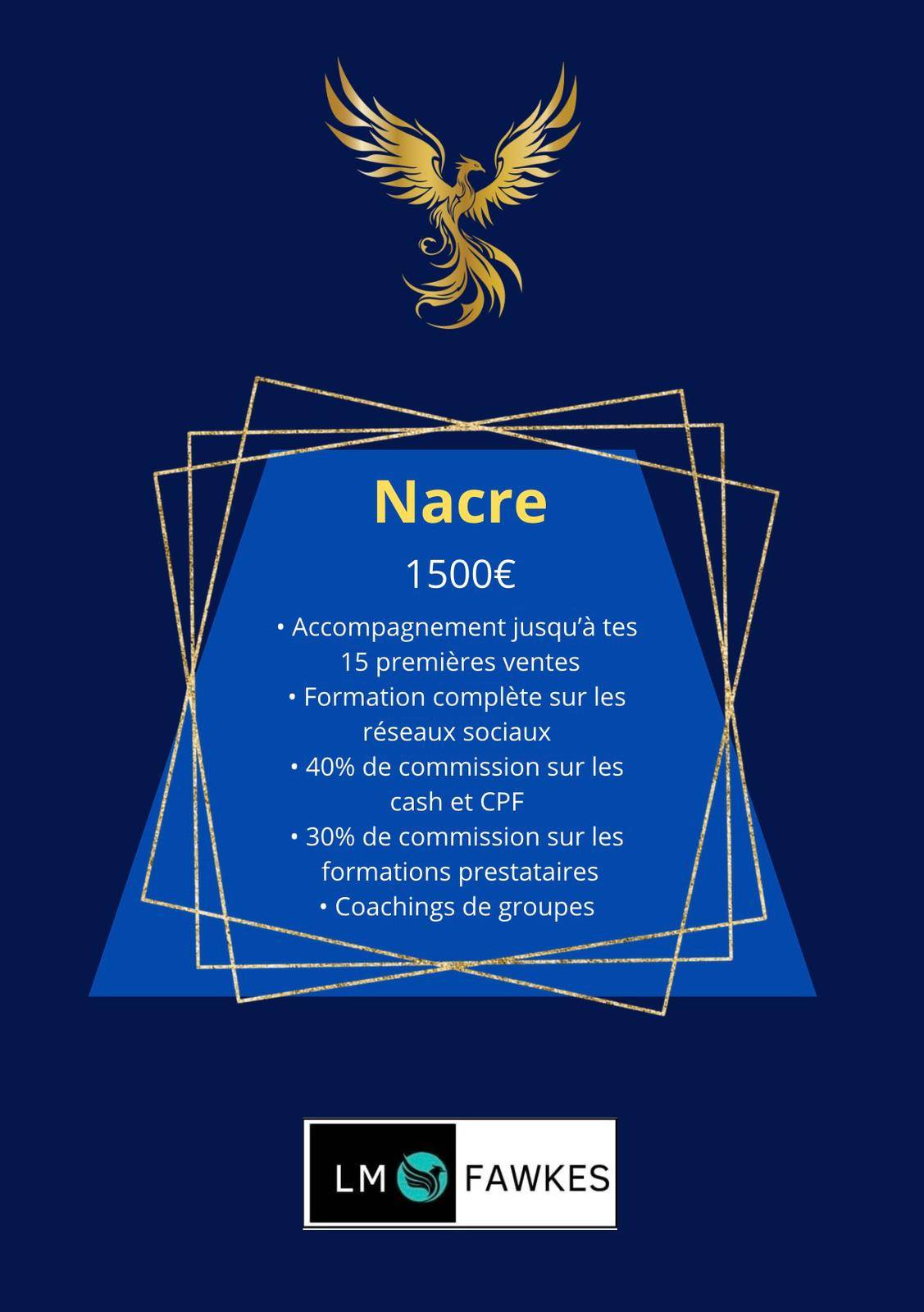 APPORTEUR D'AFFAIRE - ACCOMPAGNEMENT NACRE