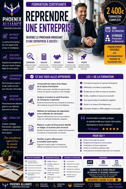 REPRENDRE UNE ENTREPRISE