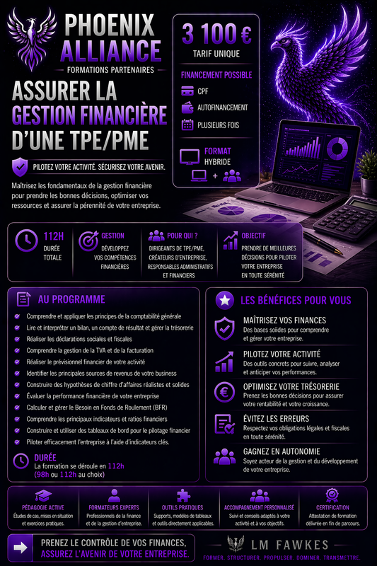 ASSURER LA GESTION FINANCIERE D'UNE TPE/PME