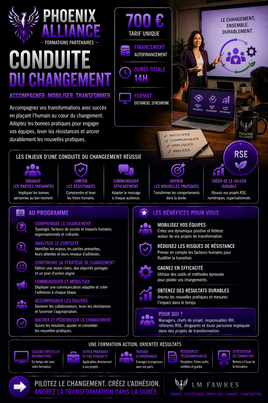 CONDUITE DU CHANGEMENT