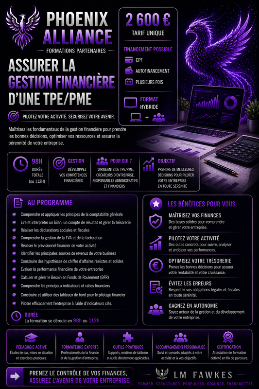 ASSURER LA GESTION FINANCIERE D'UNE TPE/PME